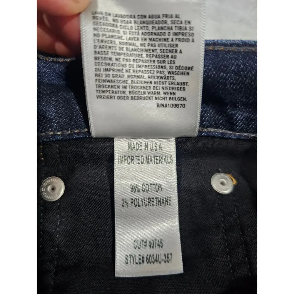 C-OF-H Citizens of Humanity Mens Core Straight Leg Jeans Style 6034U-357 Sz 36